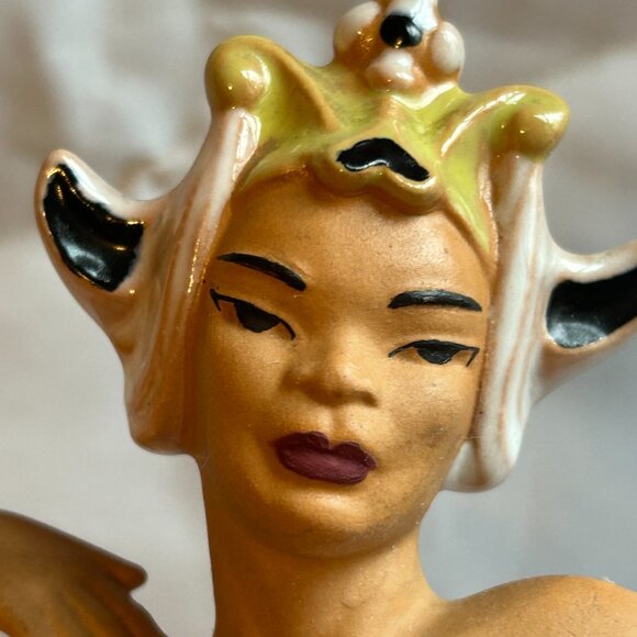 vtg 1950s Ceramic Arts Studio Madison Wis. Betty Harringon Balinese Dancer Man - Picture 8 of 9